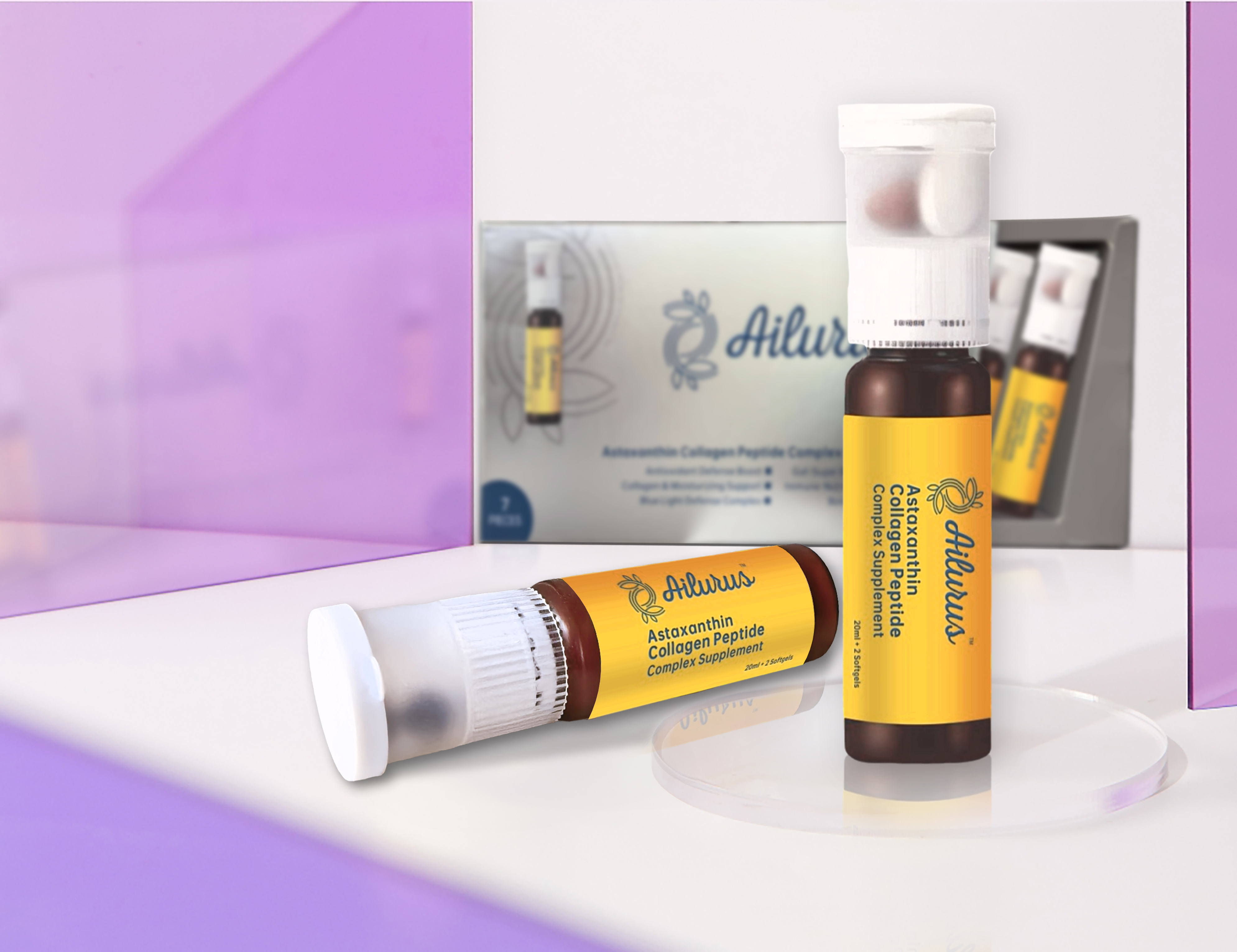 Astaxanthin Collagen Peptide Complex Supplement