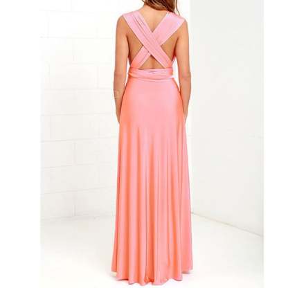 Versatile and Sexy Strap Wrap Dress - Bridesmaid Dress 