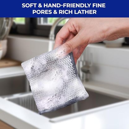 💥 Scrubbing helper - 49%OFF 💥-Multipurpose Wire Dishwashing Rags for Wet and Dry