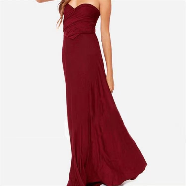 Versatile and Sexy Strap Wrap Dress - Bridesmaid Dress 
