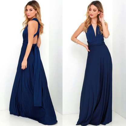 Versatile and Sexy Strap Wrap Dress - Bridesmaid Dress 