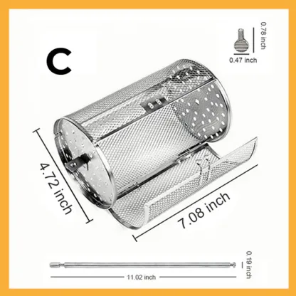 🔥HOT SALE 49% OFF 💖Stainless Steel Rotating Grill