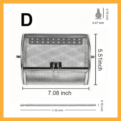 🔥HOT SALE 49% OFF 💖Stainless Steel Rotating Grill