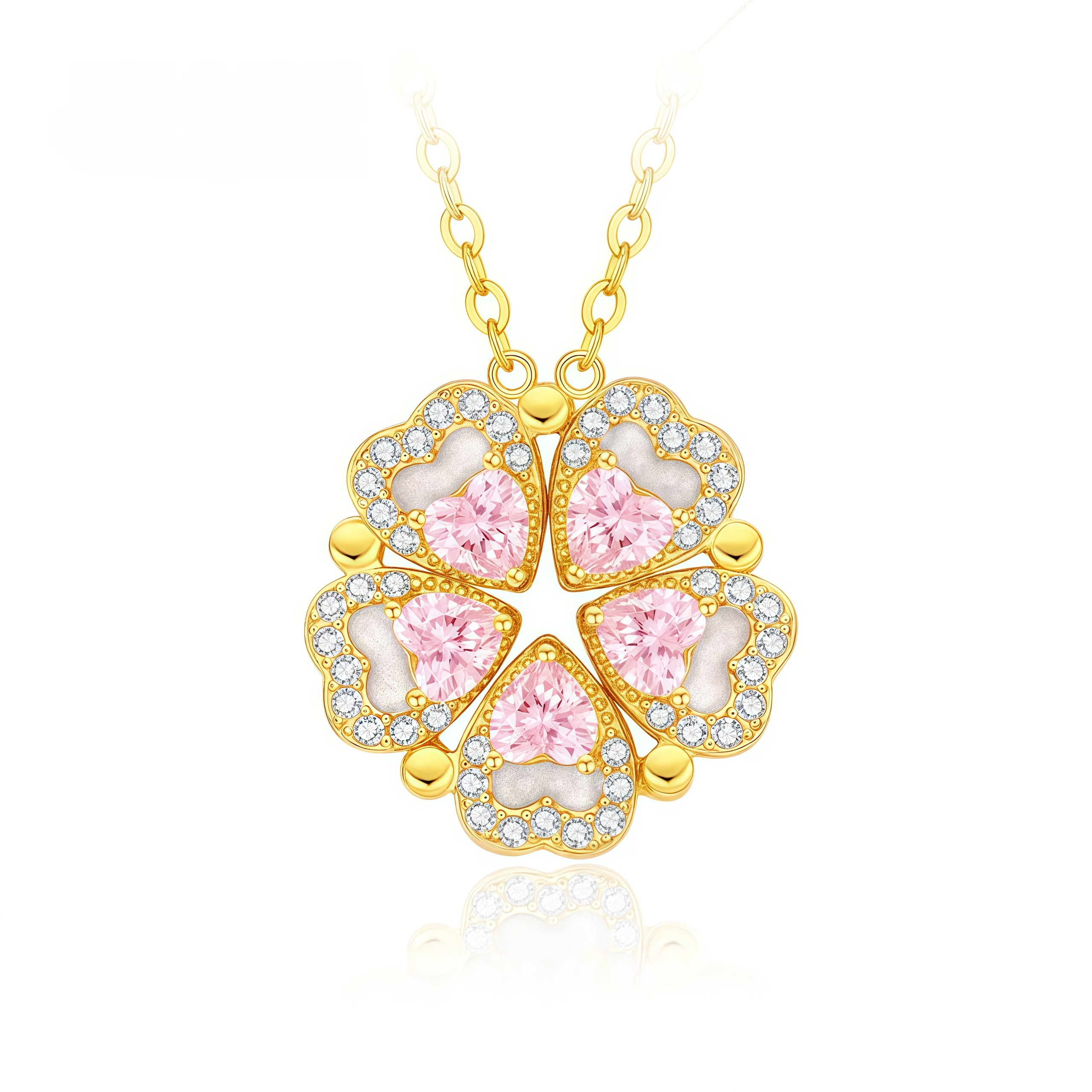 Dopamine Peach Blossom Necklace
