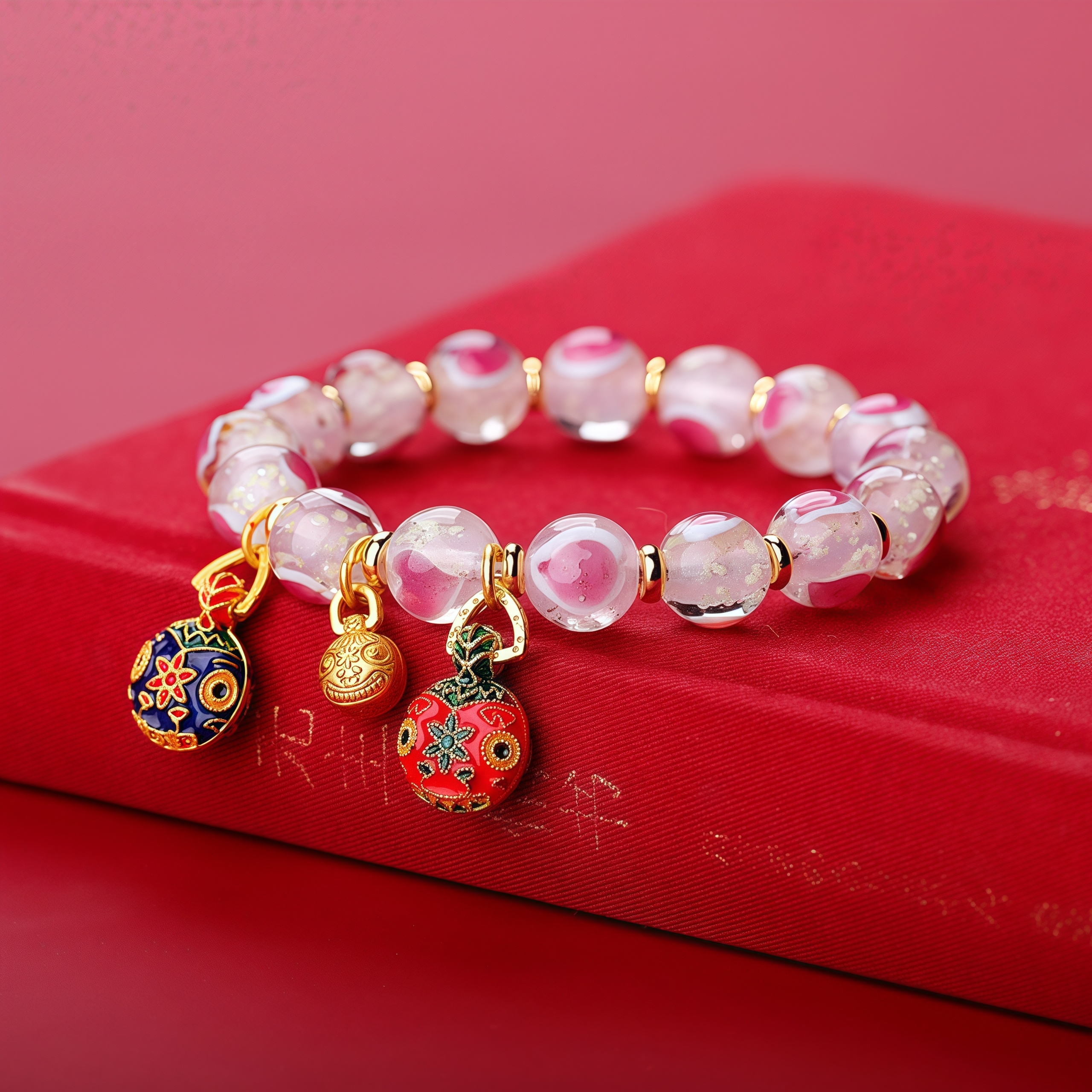 Ancient Craftsmanship Luminescent Liuli Wealth-Guardian Bracelet