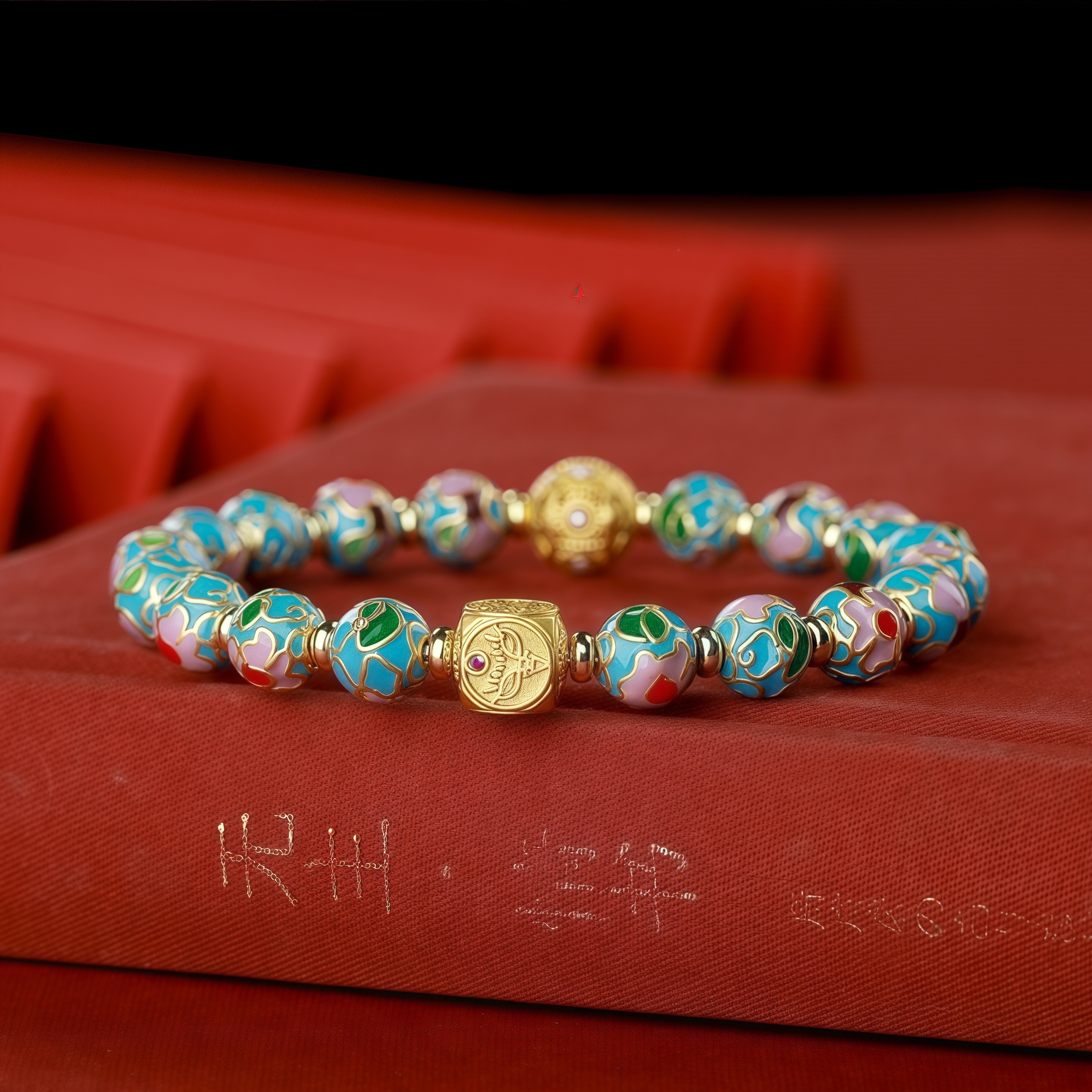 Cloisonné Enamel Bracelet