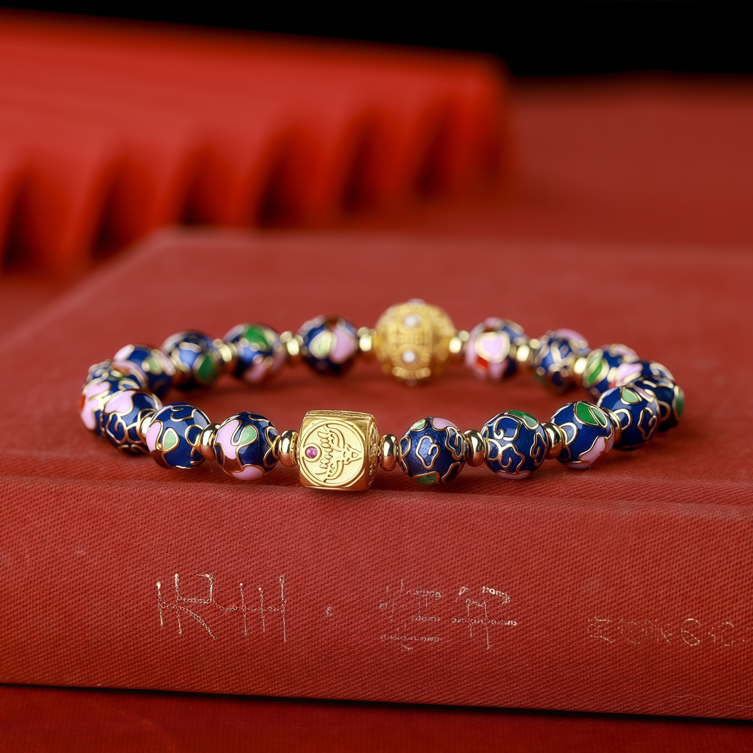 Cloisonné Enamel Bracelet