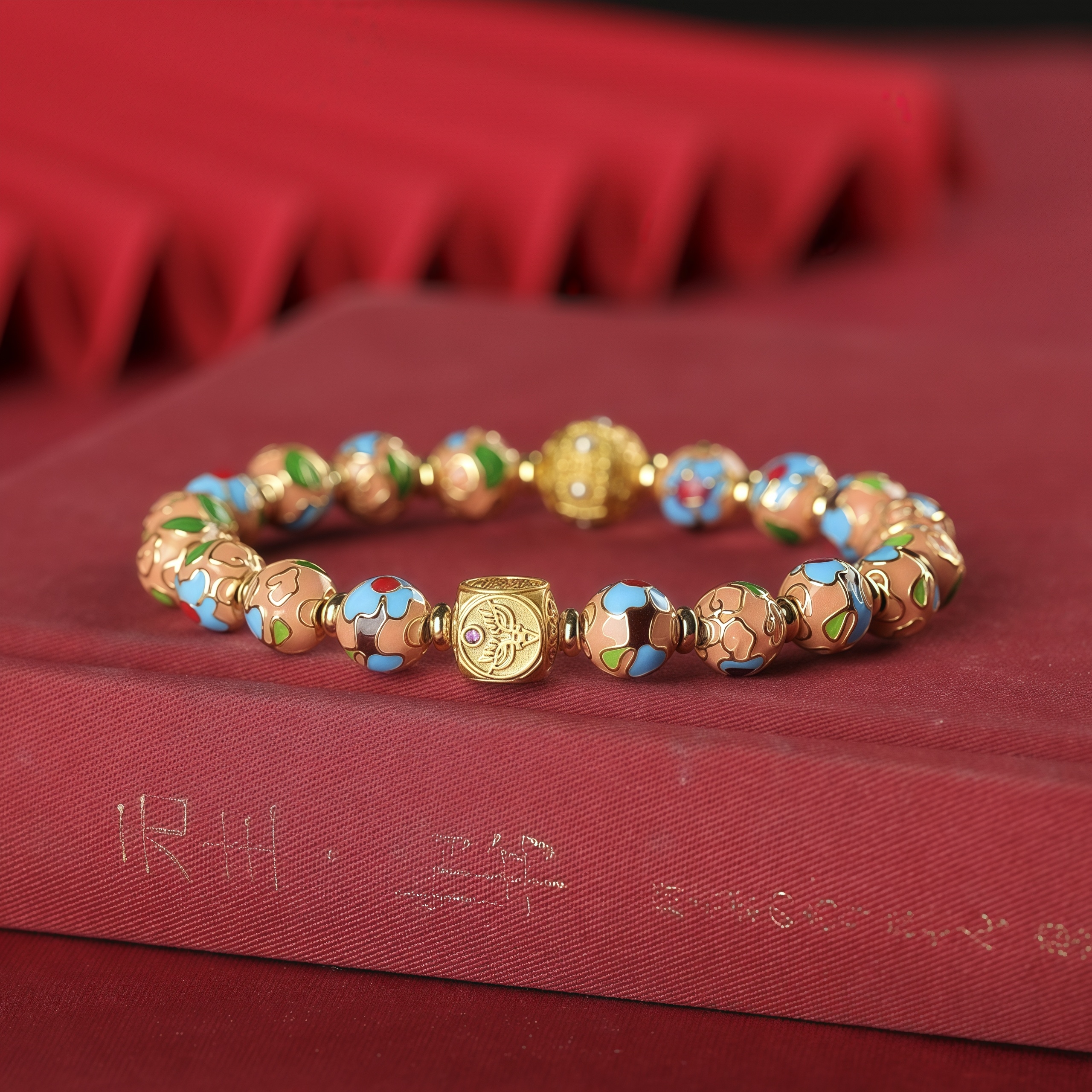 Cloisonné Enamel Bracelet