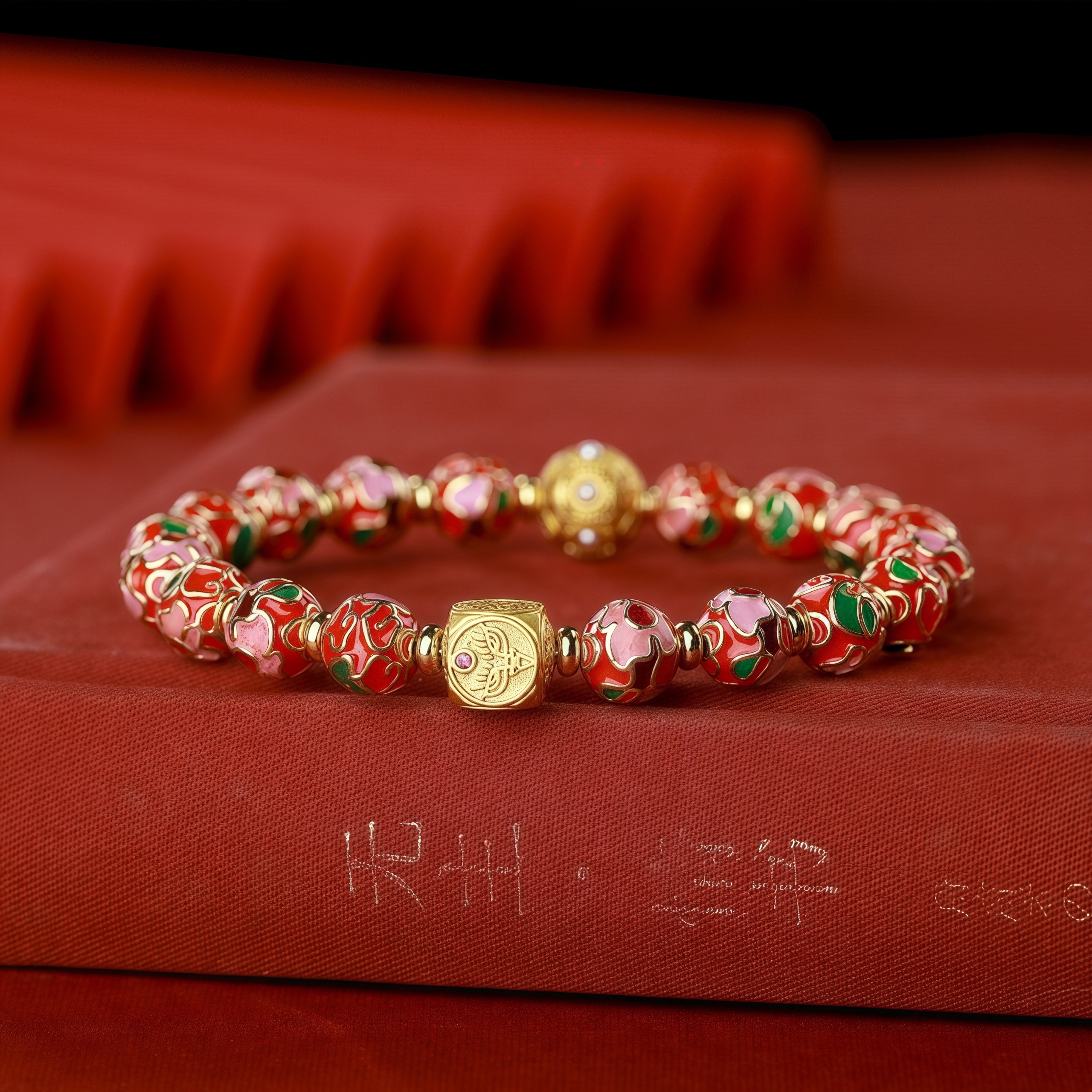 Cloisonné Enamel Bracelet
