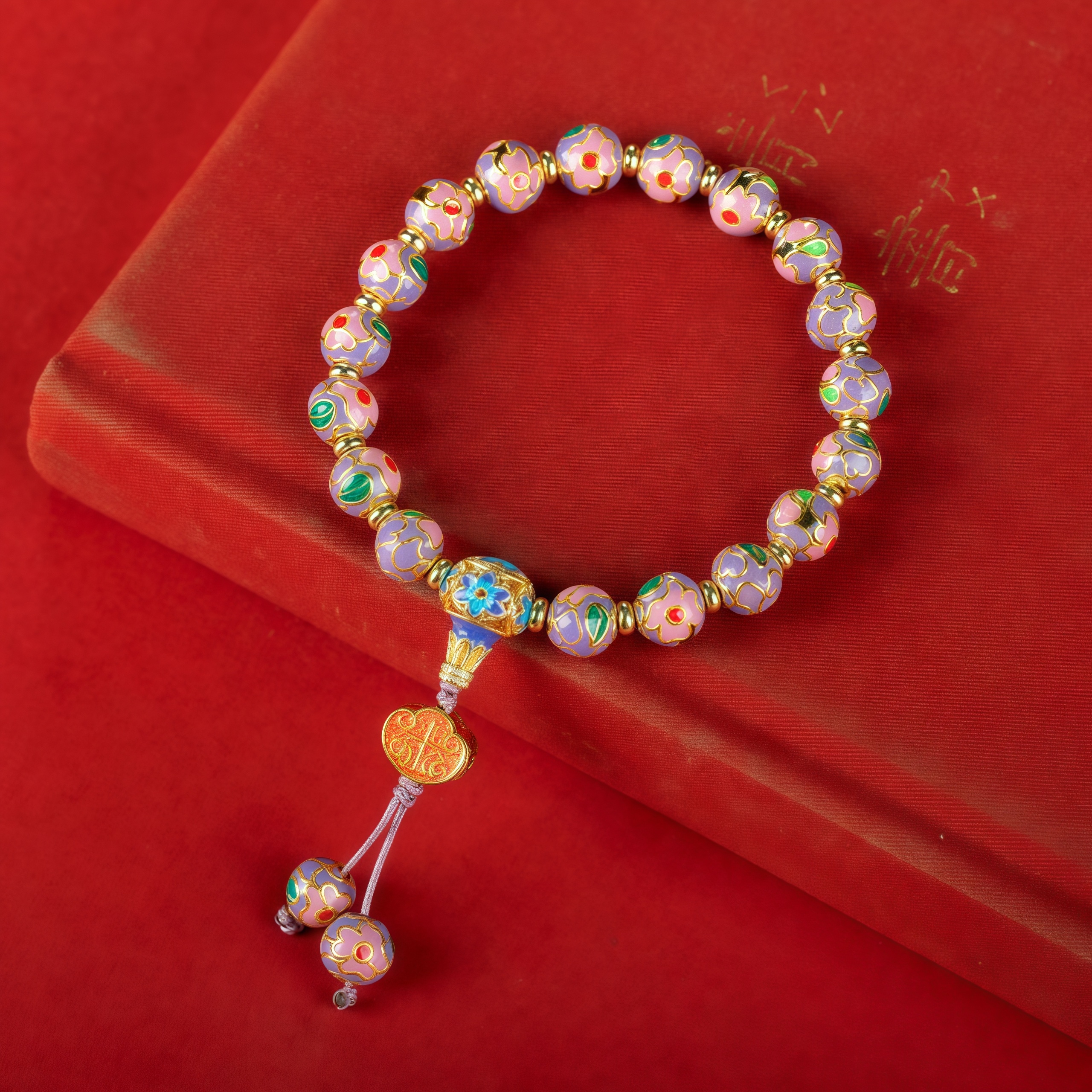 Imperial Cloisonné Enamel Bracelet