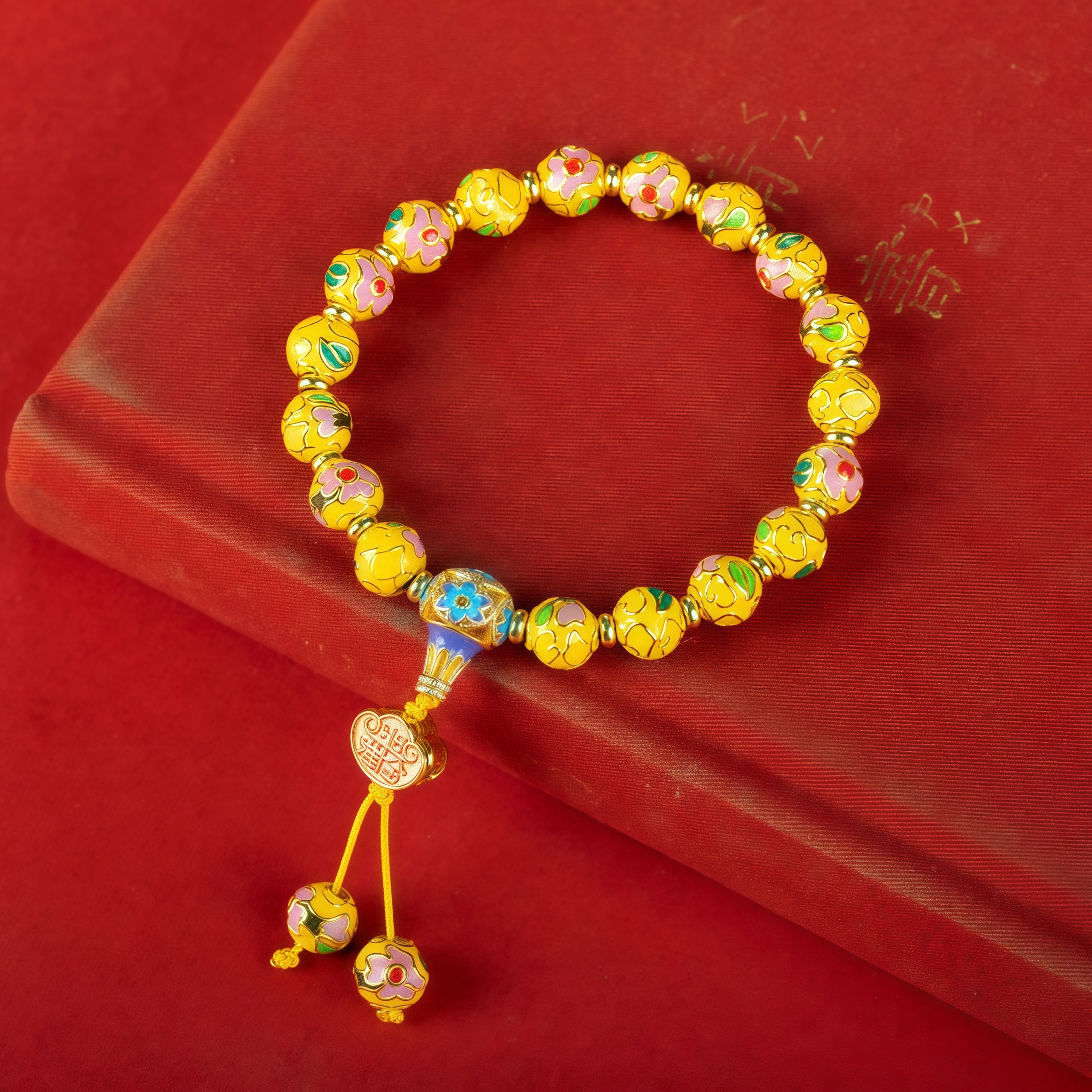 Imperial Cloisonné Enamel Bracelet