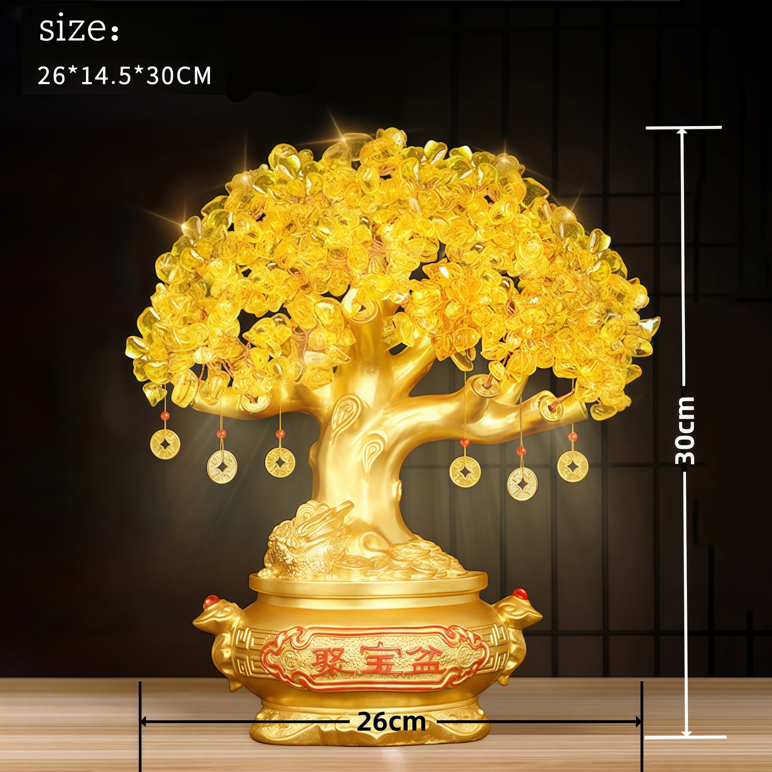 Citrine Crystal Money Tree