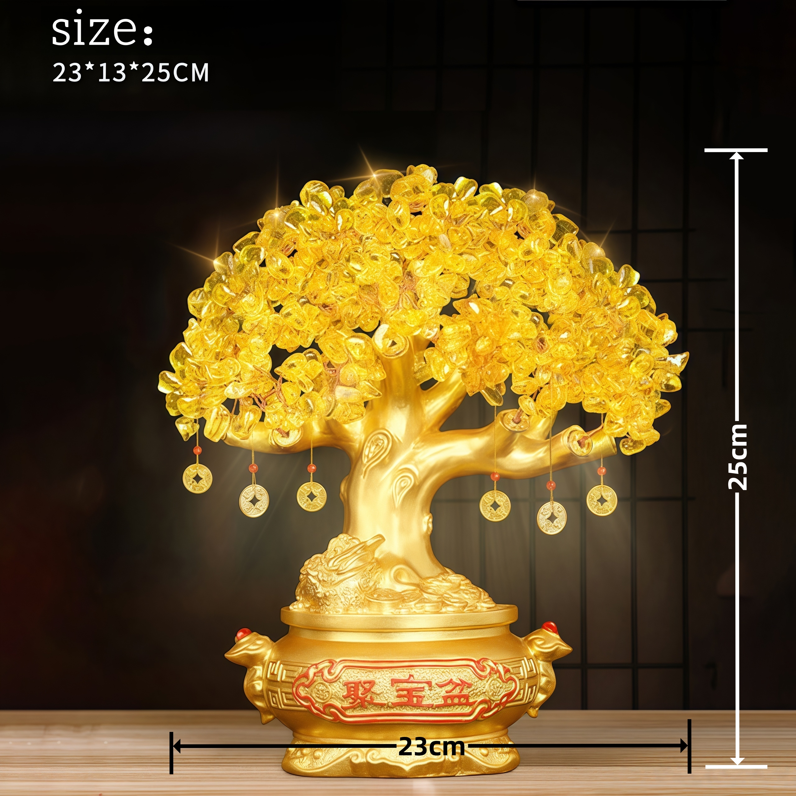 Citrine Crystal Money Tree