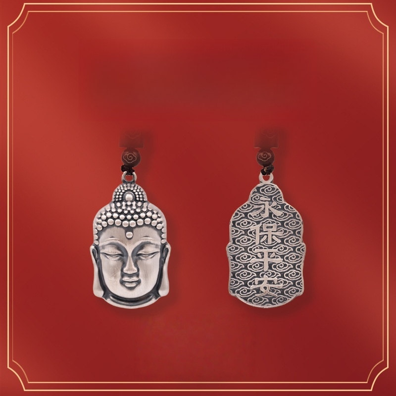 Sacred Buddha Pendant - 999 Silver Divine Presence