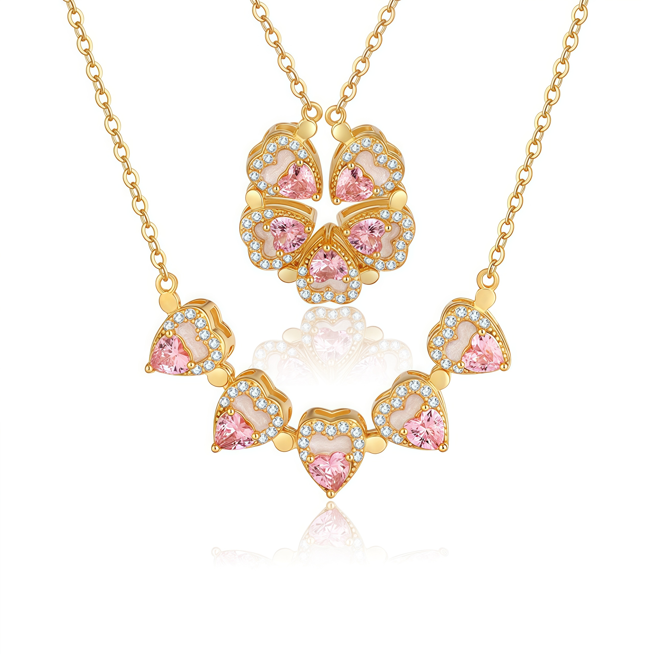 Dopamine Peach Blossom Necklace 