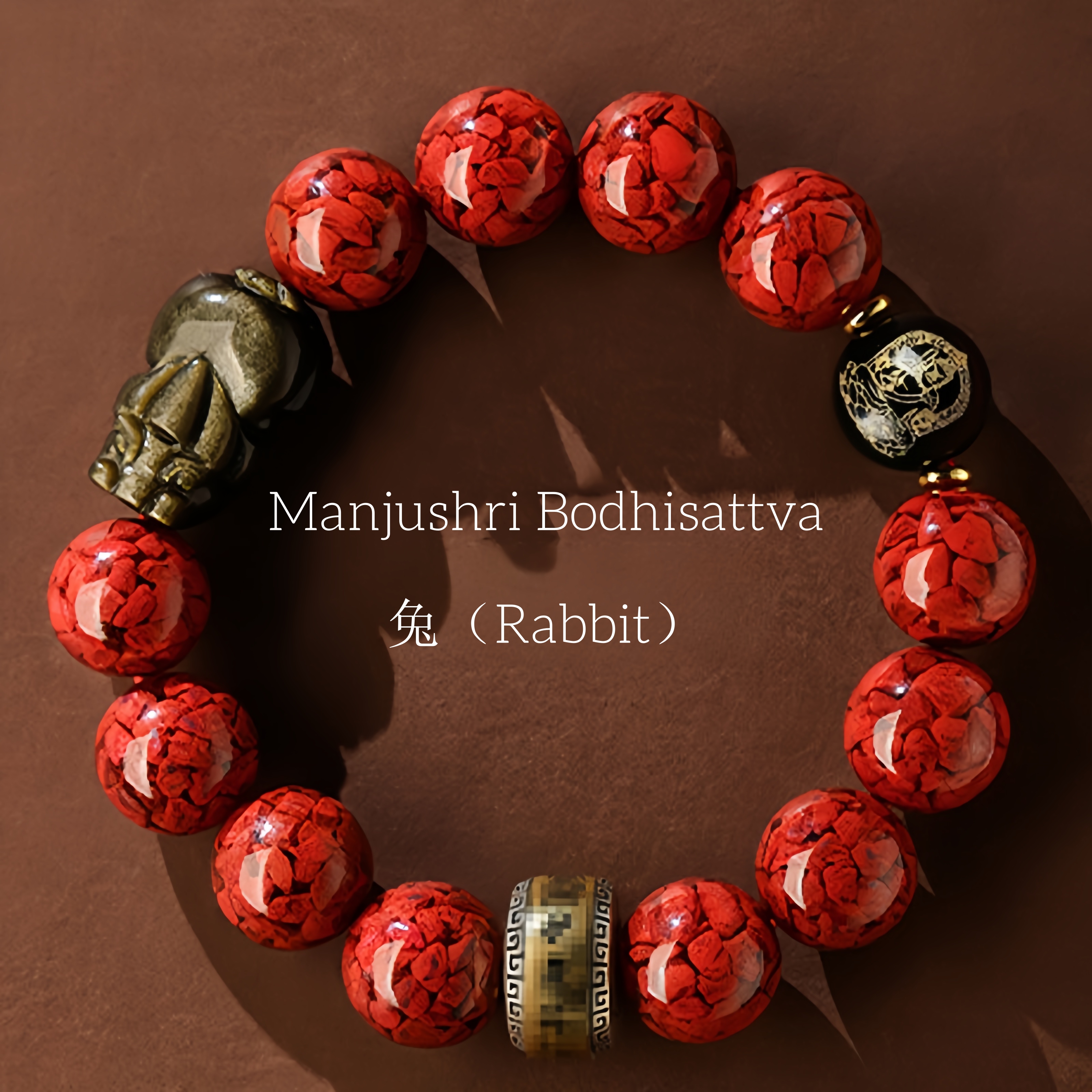 Purple Sand Pi Xiu Bracelet - Zodiac Buddha & Talisman