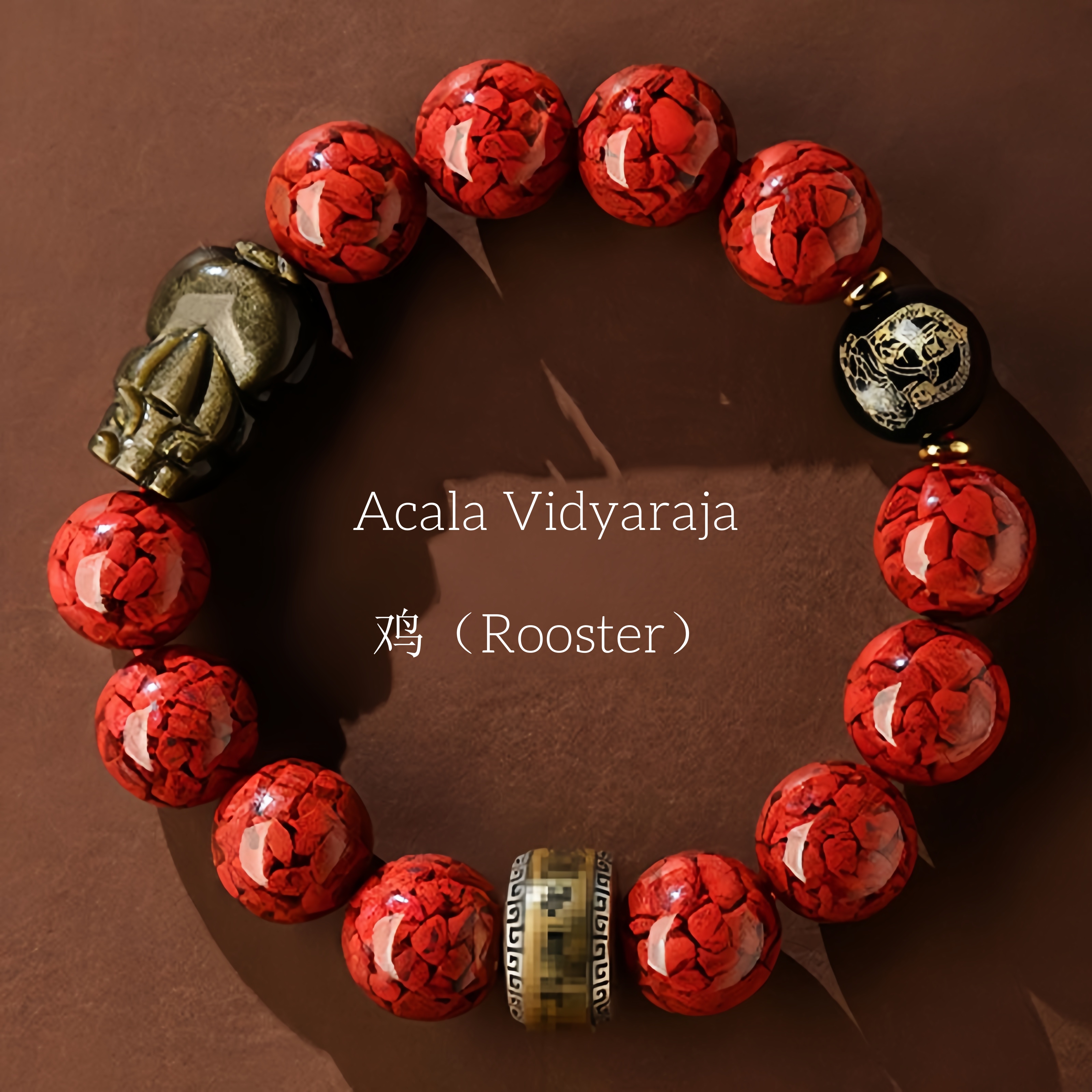 Purple Sand Pi Xiu Bracelet - Zodiac Buddha & Talisman