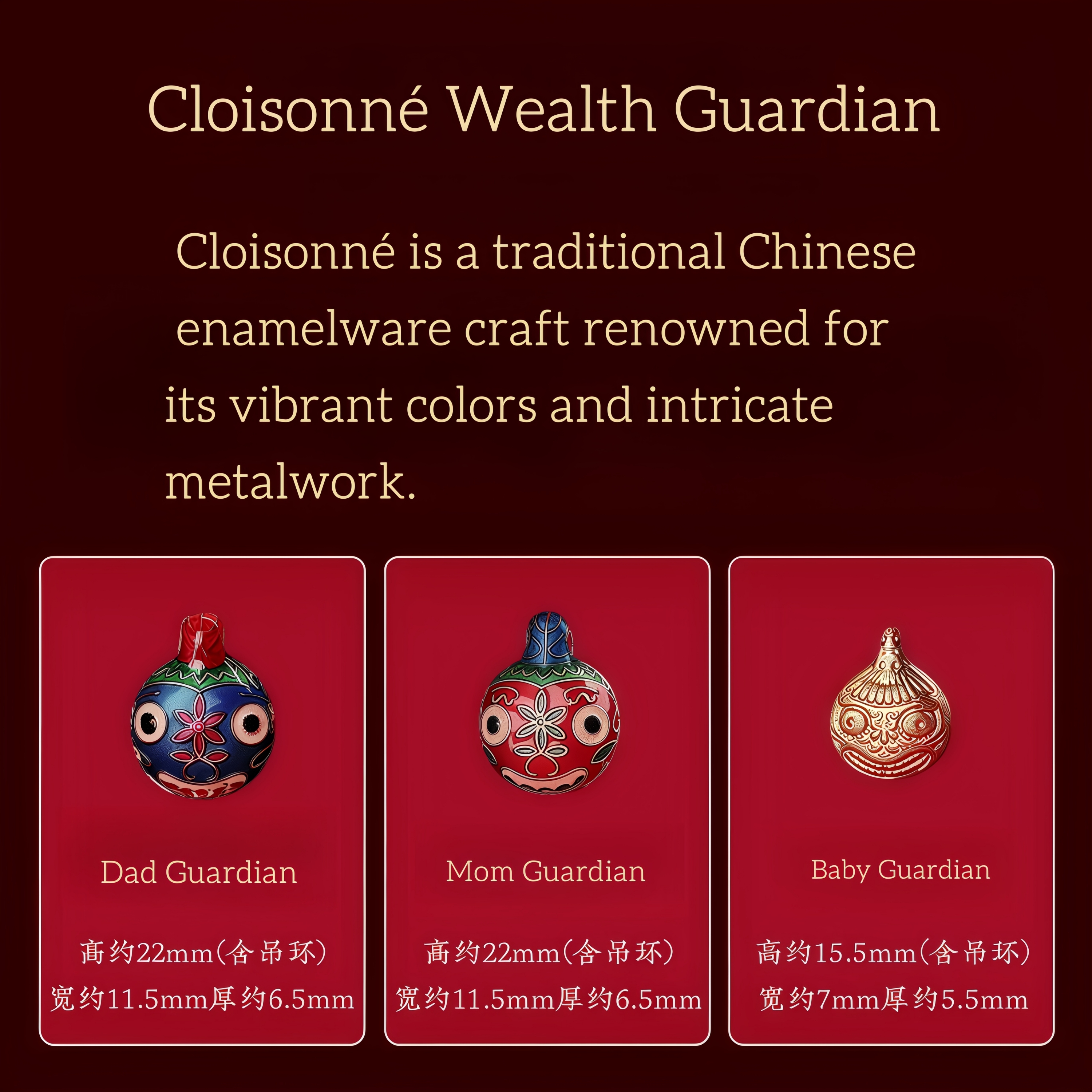 Gold Foil Incense Ash Glass Beads Wealth Attraction Bracelet with Fortune Beast & Five Wealth Deities