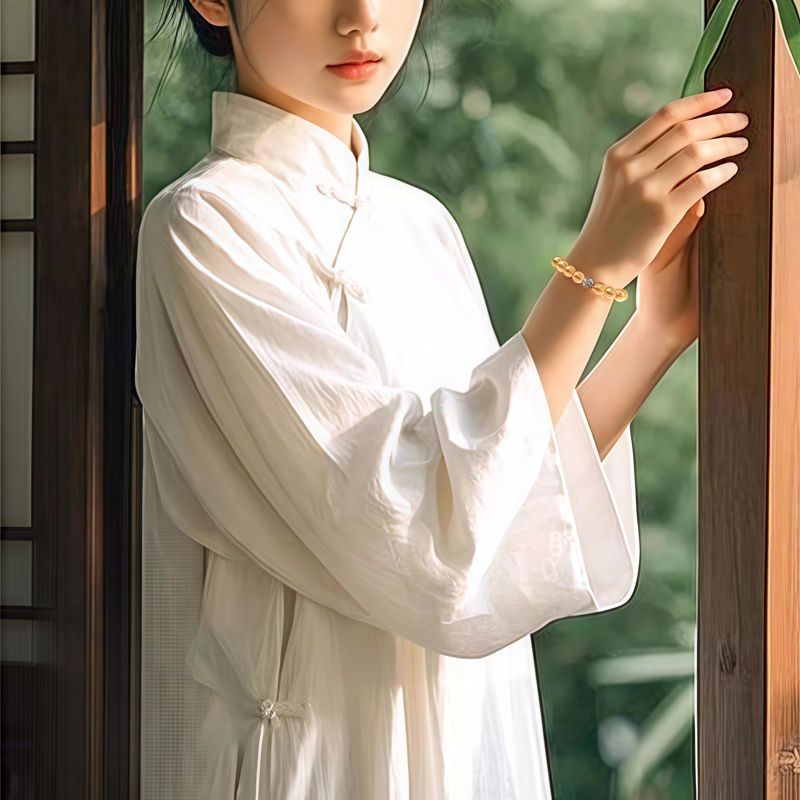 Citrine & Green Phantom Quartz Luck-Enhancing Bracelet