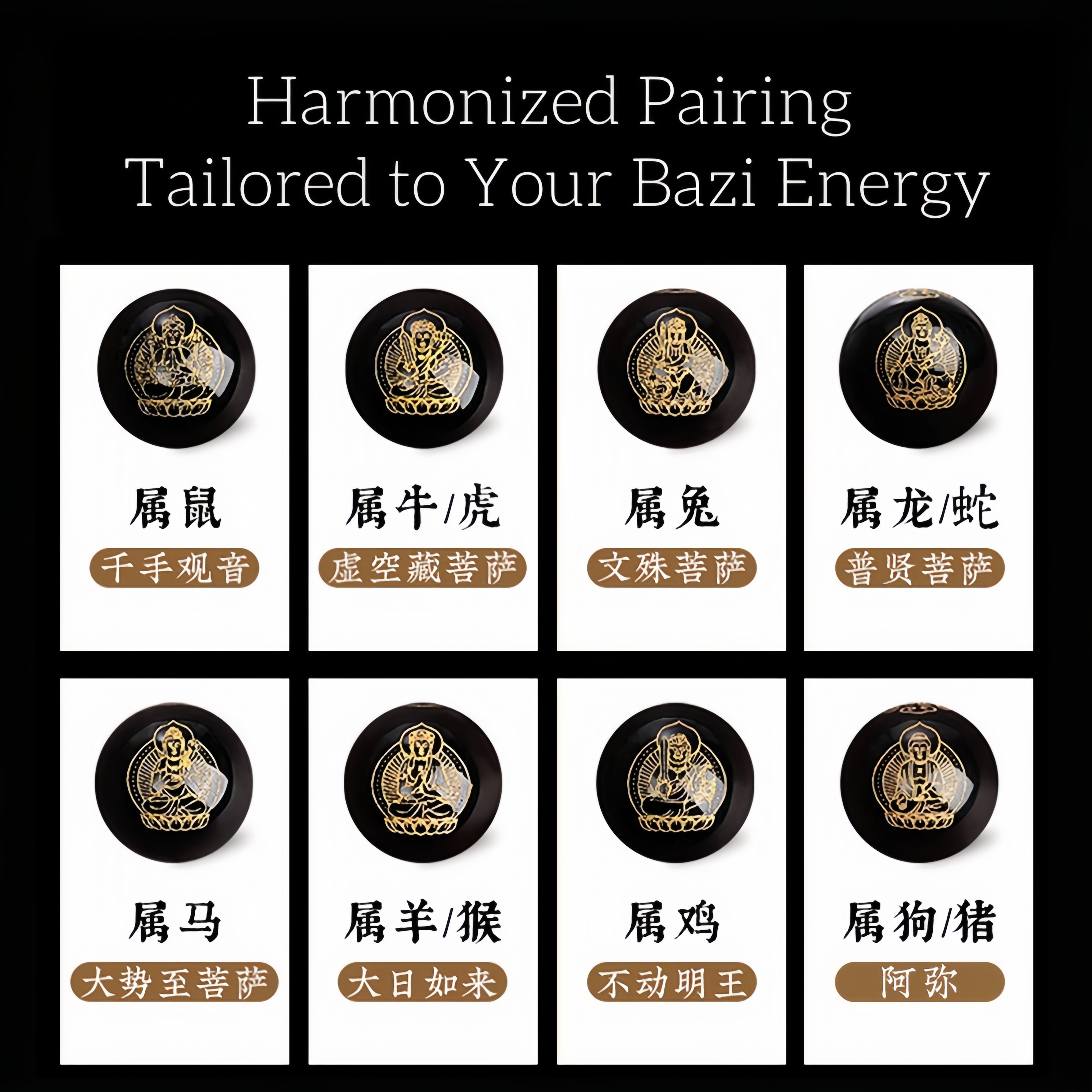 Golden Obsidian Birthday Buddha Bracelet - Zodiac Guardian & Wealth Protection Jewelry