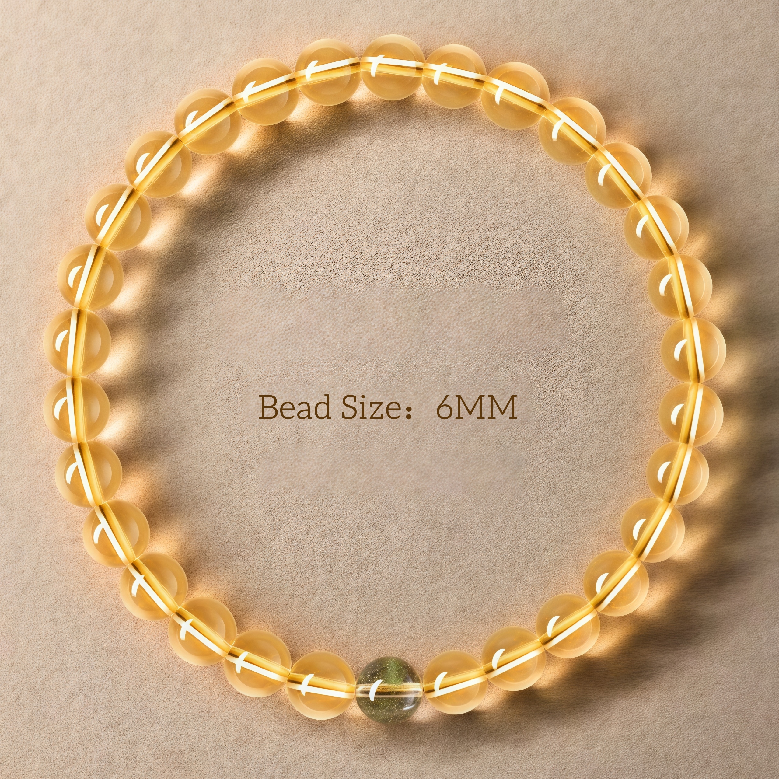 Citrine & Green Phantom Quartz Luck-Enhancing Bracelet
