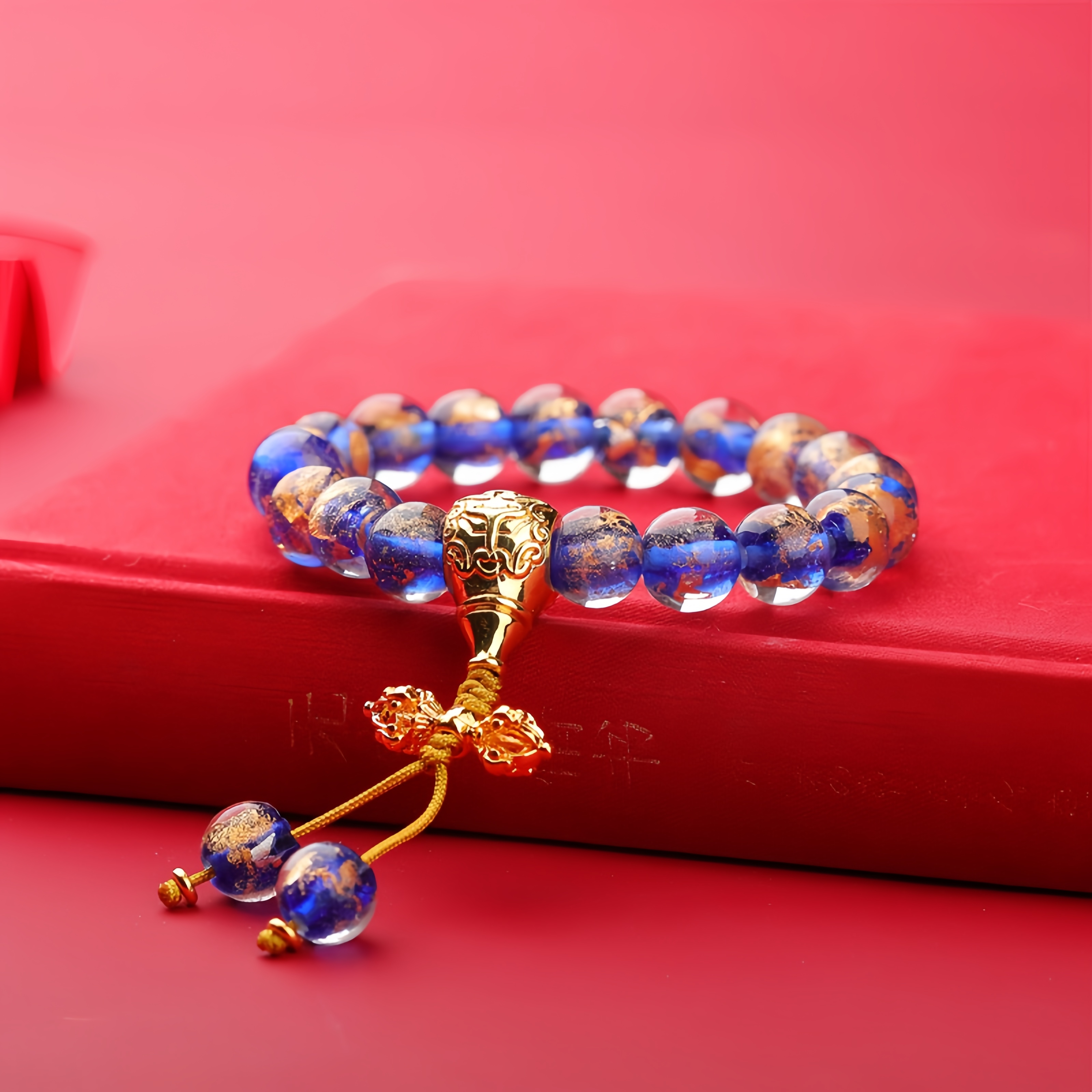 Sacred Ash Mantra Bracelet - Gold Foil & Six Syllables