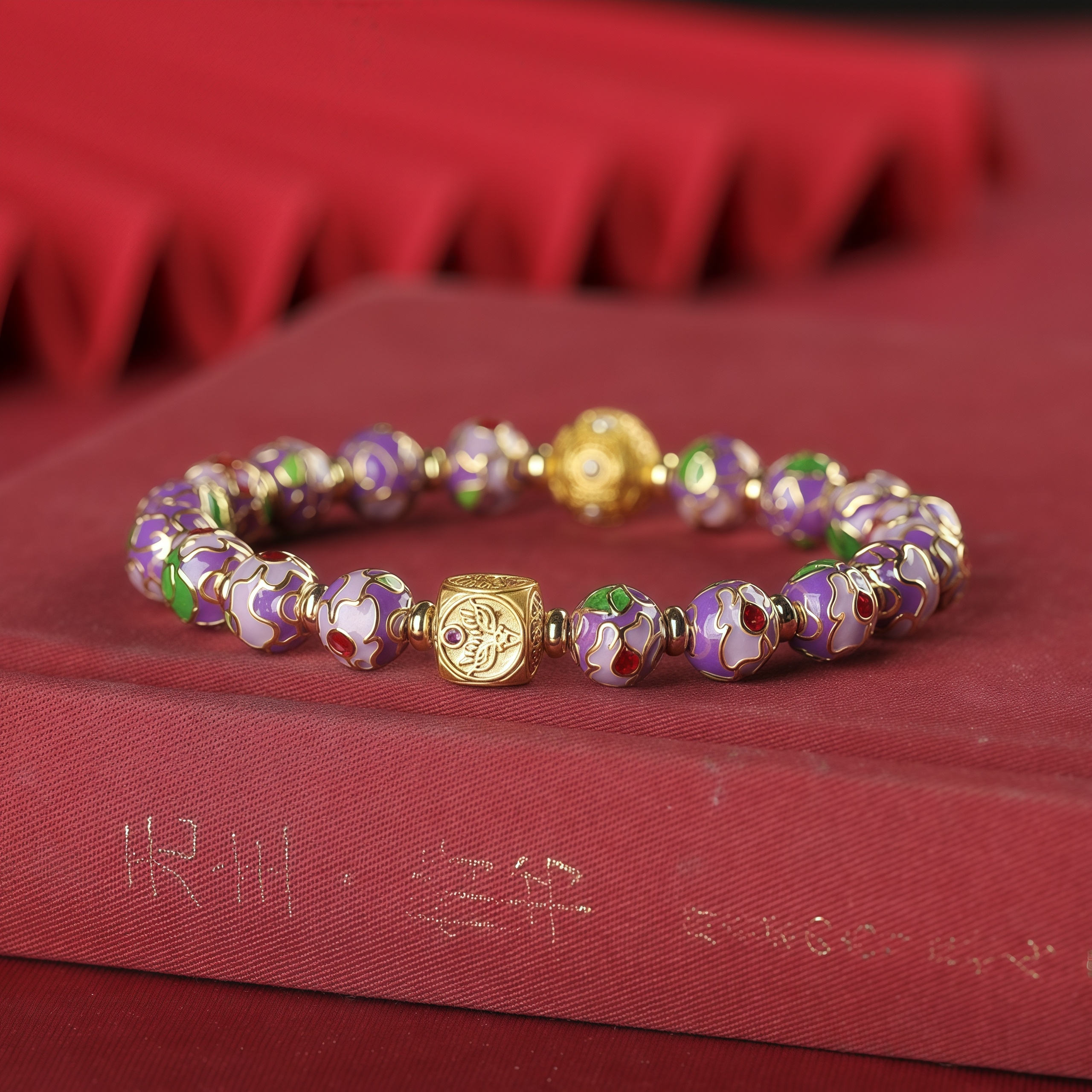 Cloisonné Enamel Bracelet