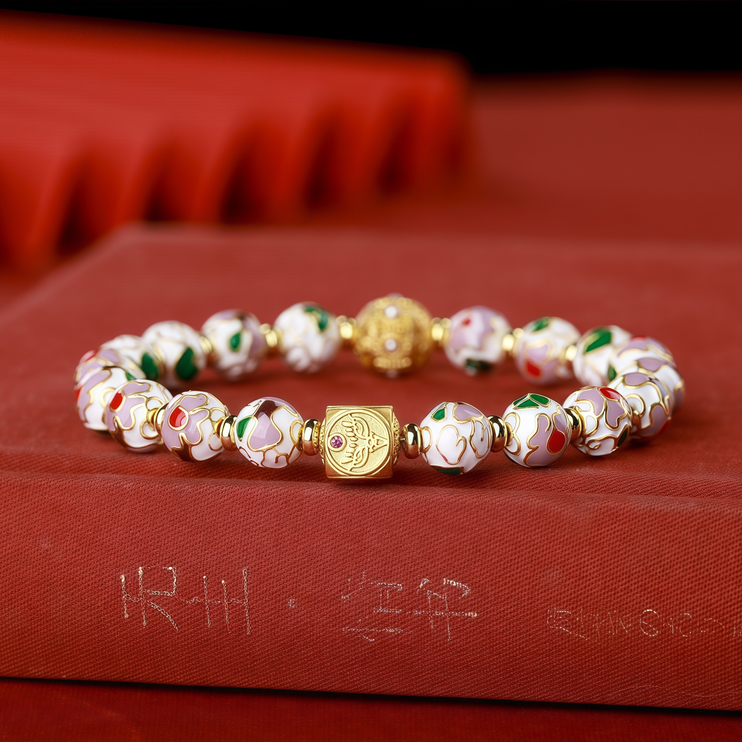 Cloisonné Enamel Bracelet