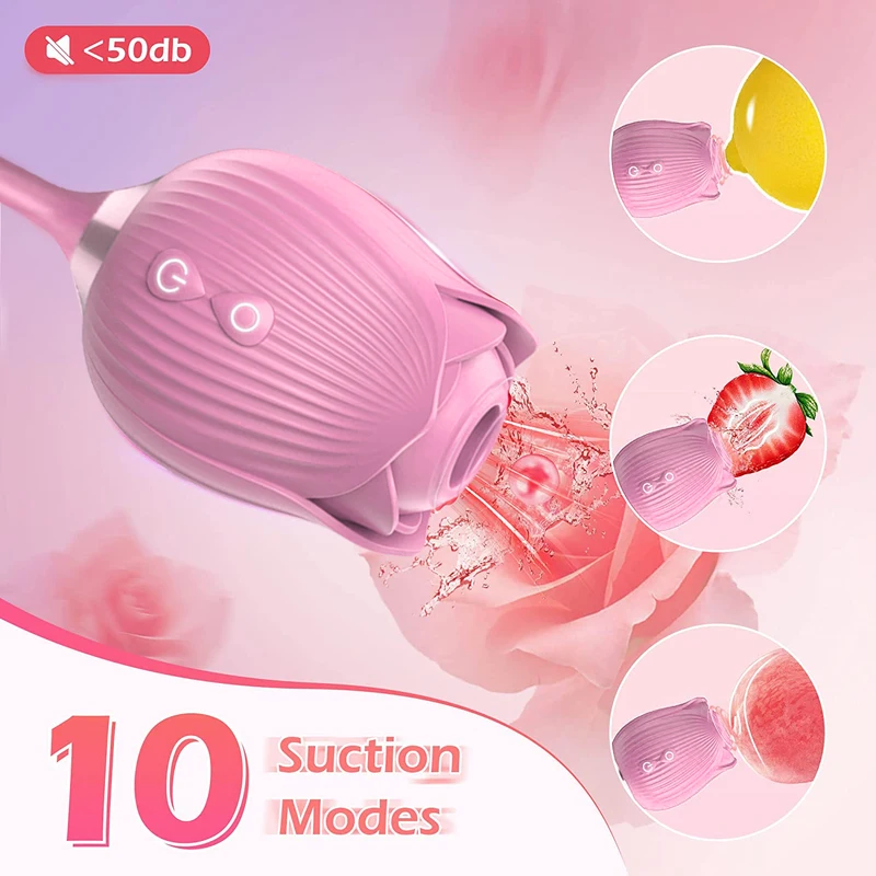 Clitoris Sucker Vibrator for Women Nipples Clit Stimulator Finger Wiggle G-Spot Vibrator Female Masturbator Sex Toy for Women，Rose shaped toys-AsALoveClitoris,Sucker,Vibrator,for,Women,Nipples,Clit,Stimulator,Finger,Wiggle,G-spot,Female,Masturbator,Sex,Toy