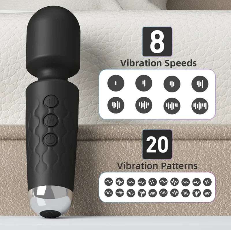 20 Speeds Powerful AV  for Women Nipple G spot  Stimulator Magic-Wand  Female Masturbation Adult Sex Toys-AsALoveSpeeds,Powerful,Vibrator,for,Women,Nipple,spot,Clitoris,Stimulator,Magic-Wand,Dildo,Female,Masturbation,Adult,Sex,Toys