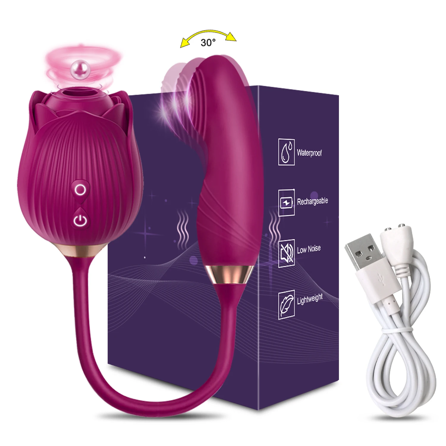 Clitoris Sucker Vibrator for Women Nipples Clit Stimulator Finger Wiggle G-Spot Vibrator Female Masturbator Sex Toy for Women，Rose shaped toys-AsALoveClitoris,Sucker,Vibrator,for,Women,Nipples,Clit,Stimulator,Finger,Wiggle,G-spot,Female,Masturbator,Sex,Toy