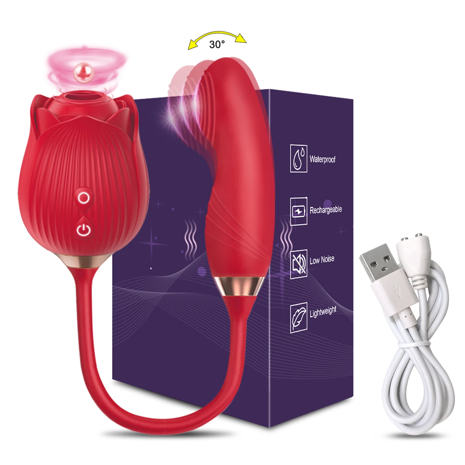 Clitoris Sucker Vibrator for Women Nipples Clit Stimulator Finger Wiggle G-Spot Vibrator Female Masturbator Sex Toy for Women，Rose shaped toys-AsALoveClitoris,Sucker,Vibrator,for,Women,Nipples,Clit,Stimulator,Finger,Wiggle,G-spot,Female,Masturbator,Sex,Toy