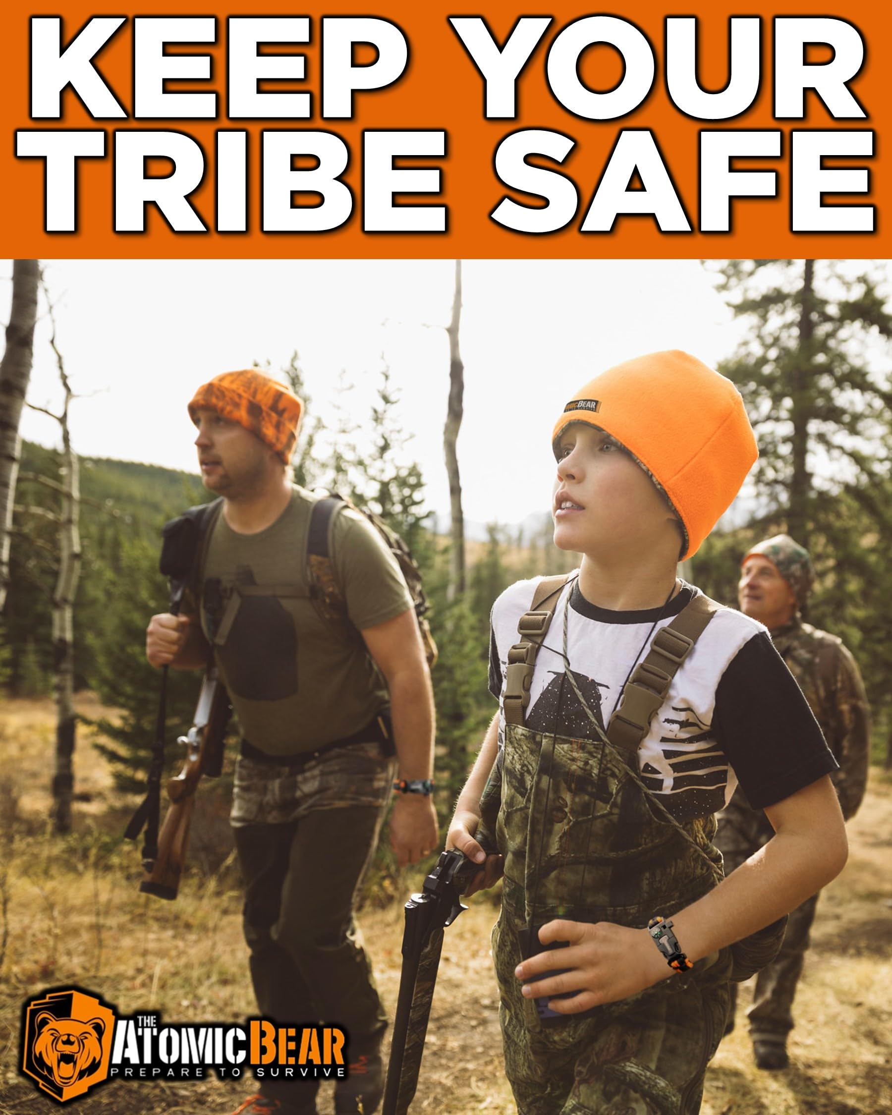 Brățară Paracord - Ajustabilă - Brichetă - Fluier puternic - Excelent pentru drumeții, camping, pescuit și vânătoare