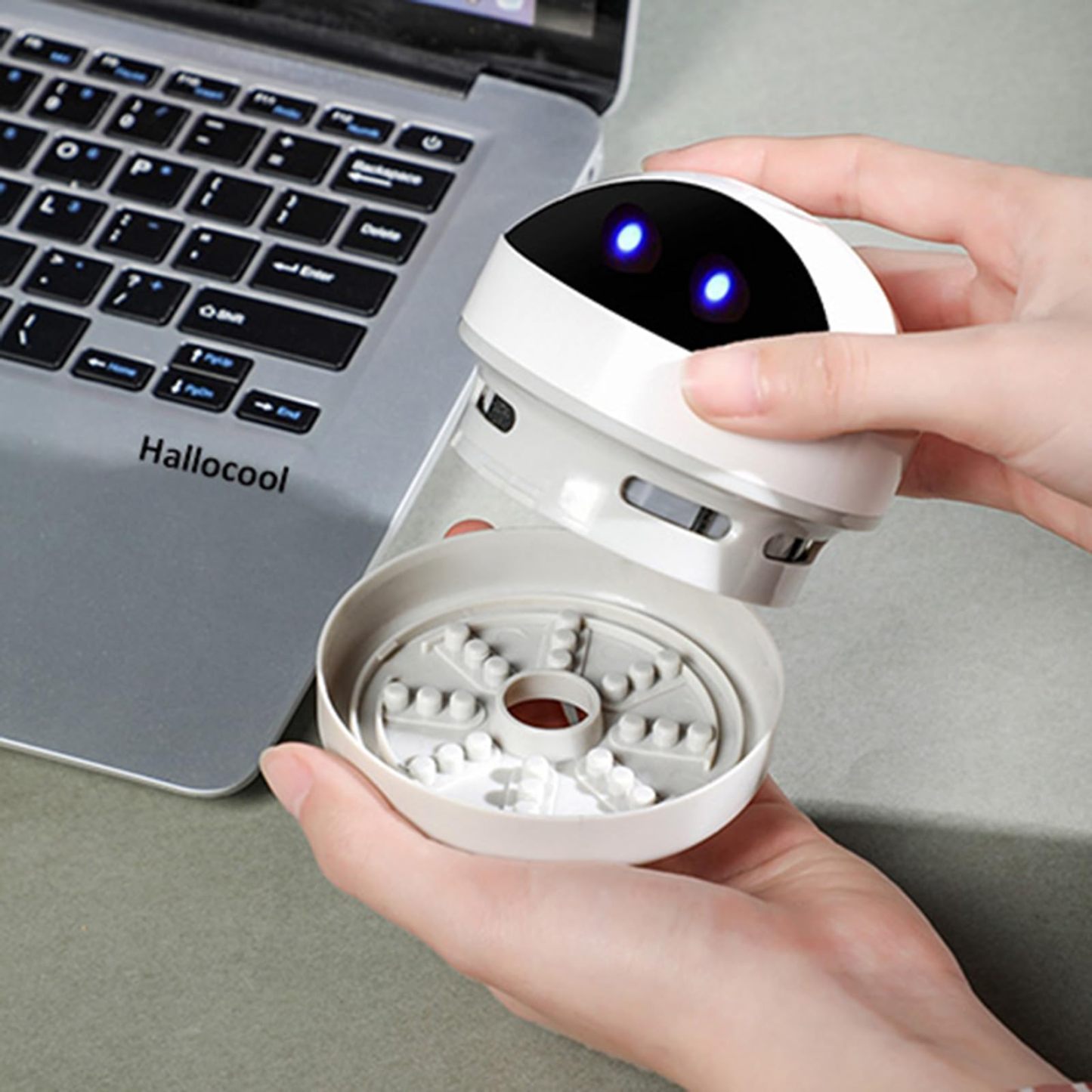 Mini aspirator de birou Aspirator drăguț de birou pentru ridicarea firimiților Radieră firimituri Păr de animale de companie Fulgi Articole minuscule, Aspirator portabil USB mic pentru praf de pe birou Tastatură de masă Pian