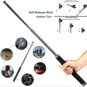💪Stick telescopic de autoapărare - Protejați-vă pe dumneavoastră și pe cei dragi - Calitate garantată
