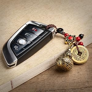 🍀[Cumpărați unul și primiți trei gratuit]! ✨Dragon Teeth Amulet Feng Shui Lucky Breloc, Accesoriu pentru geantă pentru farmecul norocului cu cinci monede Feng Shui Lucky Charm Ciciuc