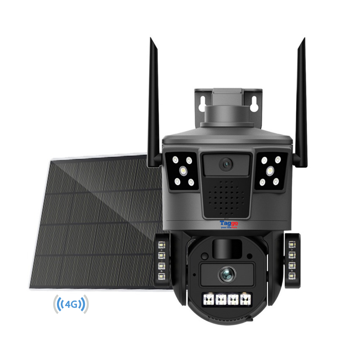 Camera de Supraveghere Solara 4G Cartela SIM 4K . Panou Solar 14W. Rezistenta La Apa IP 66. Control din aplicatie