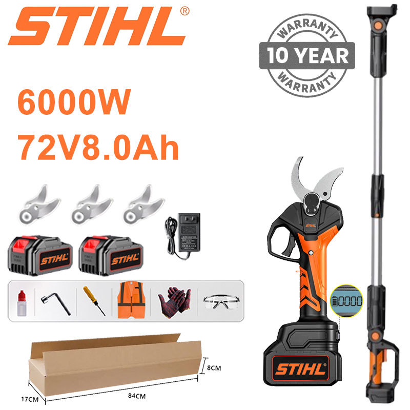 Tăcător STIHL 8000W fără perii cu baterie litiu cu stâlp telescopic