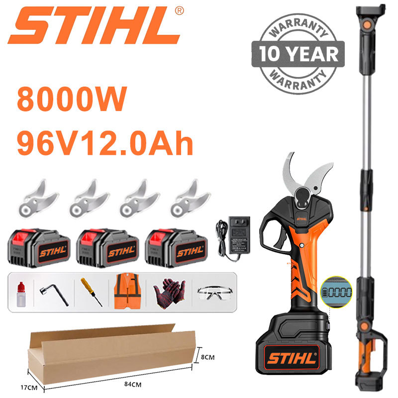 Tăcător STIHL 8000W fără perii cu baterie litiu cu stâlp telescopic