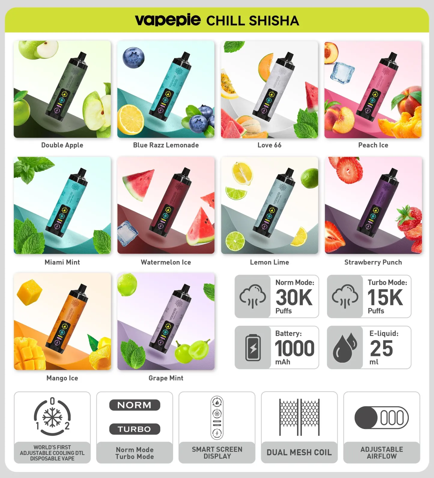 VAPEPIE AIRPUSH 30000 ZACIŚNIĘĆ