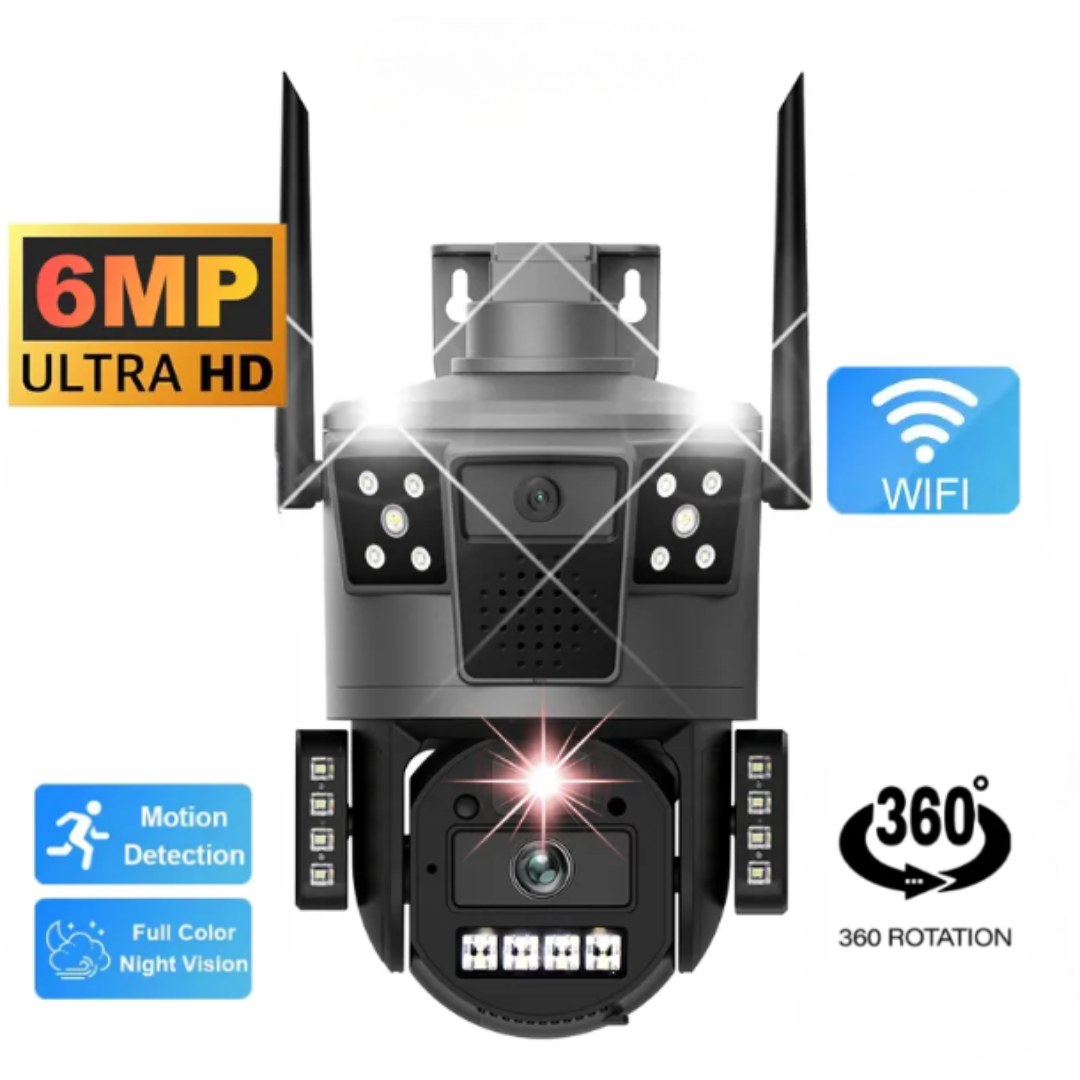 Camera de Supraveghere WIFI. Viziune Nocturna. Rezistenta La Apa IP 66. Control din aplicatie