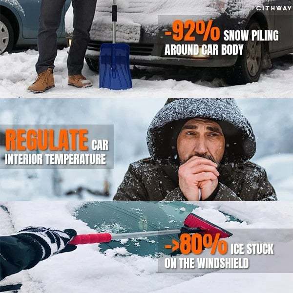 ❄Žiemos akcija – 49 % nuolaida❄ Antifrizo elektromagnetinis automobilio sniego valymo įrenginys