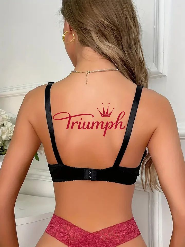 3dílná sada💥Bezdrátová podprsenka s krajkovým vzorem [75A-110E]