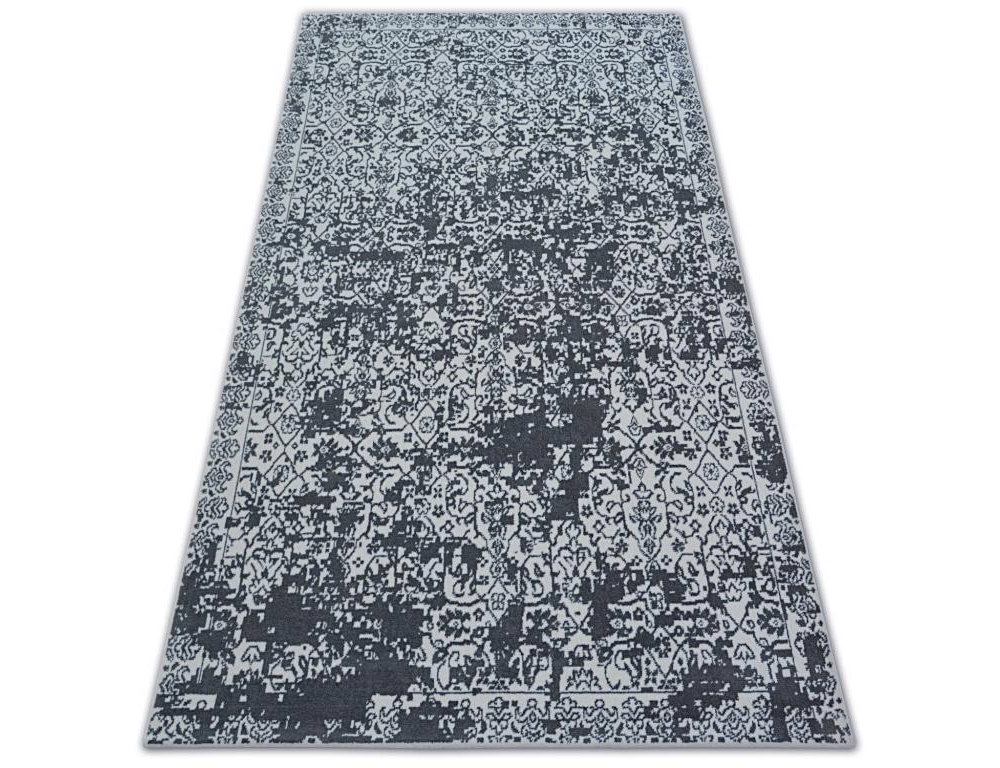Alfombra blanco/antracita 120x170 cm Domiona-domiona