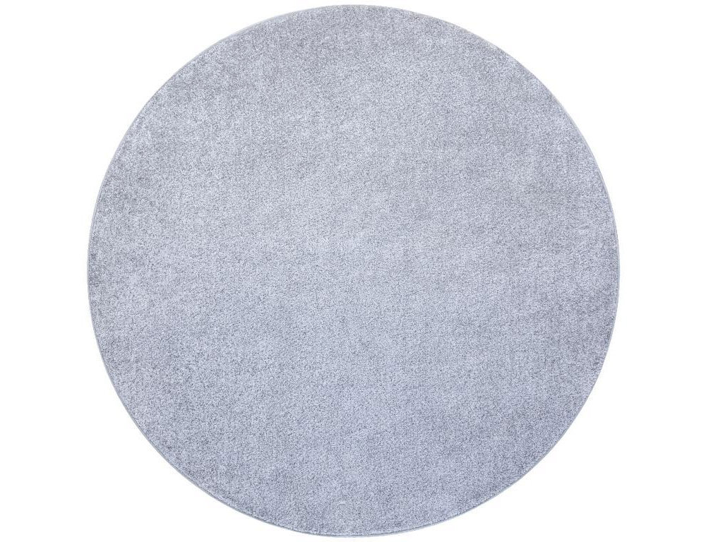 Alfombra círculo plata 92 llanura color sólido 100 cm Domiona-domiona