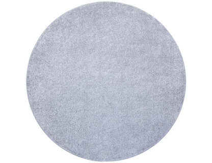 Alfombra círculo plata 92 llanura color sólido 100 cm Domiona-domiona
