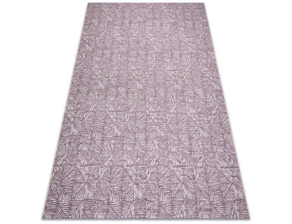 Alfombra COLOR líneas, triangulos, espina de pescado v 120x170 cm Domiona-domiona