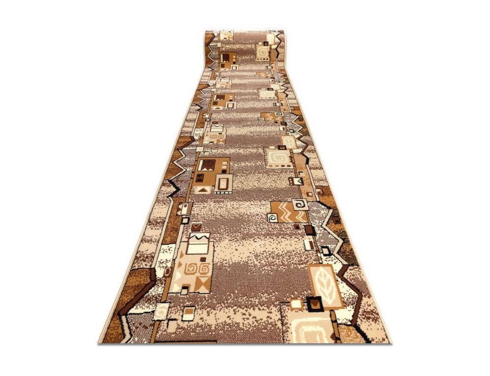 Alfombra de pasillo beige 120x650 cm Domiona-domiona