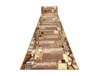 Alfombra de pasillo beige 120x650 cm Domiona-domiona