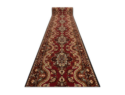 Alfombra de pasillo burdeos 100x1300 cm Domiona-domiona